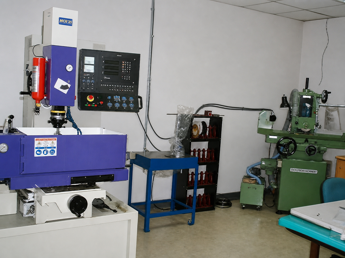 Machining equipment at Comma Electronic